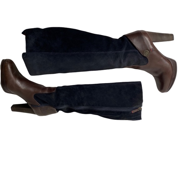 NWOT Tommy Hilfiger Megan Suede Leather Riding Equestrian Boots Size 8.5 - Picture 6 of 12